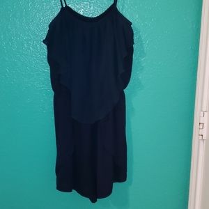 navy blue romper
